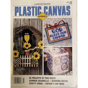 Plastic Canvas Corner Magazine July 96 Vol 7 - 20 Projects Father’s Mother’s Day